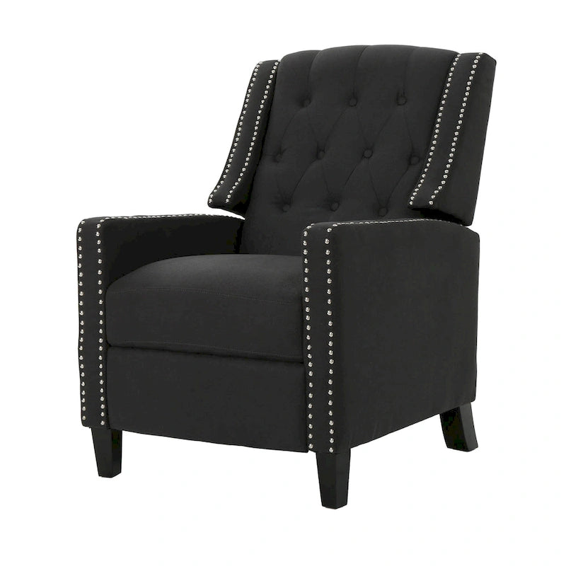 Fauteuil inclinable en tissu tufté Izidro par Christopher Knight Home