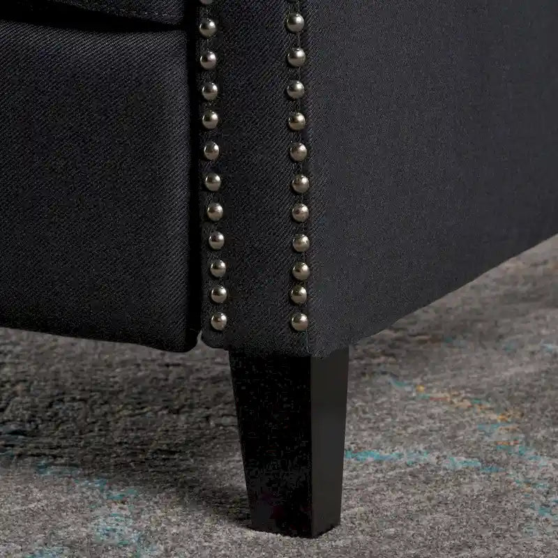 Fauteuil inclinable en tissu tufté Izidro par Christopher Knight Home