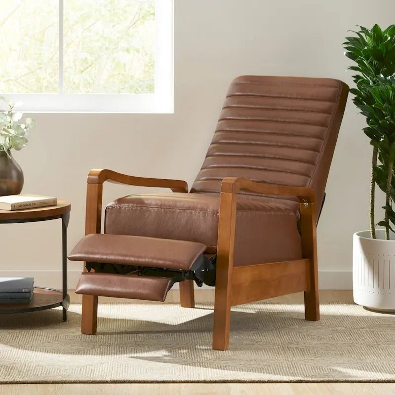 Fauteuil inclinable Munro Channel Stitch Pushback de Christopher Knight Home