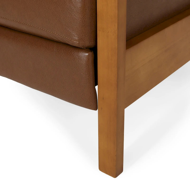 Fauteuil inclinable Munro Channel Stitch Pushback de Christopher Knight Home