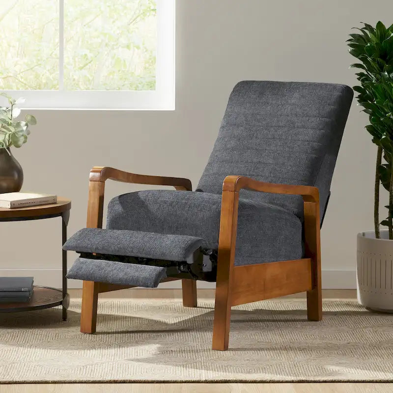 Fauteuil inclinable Munro Channel Stitch Pushback de Christopher Knight Home