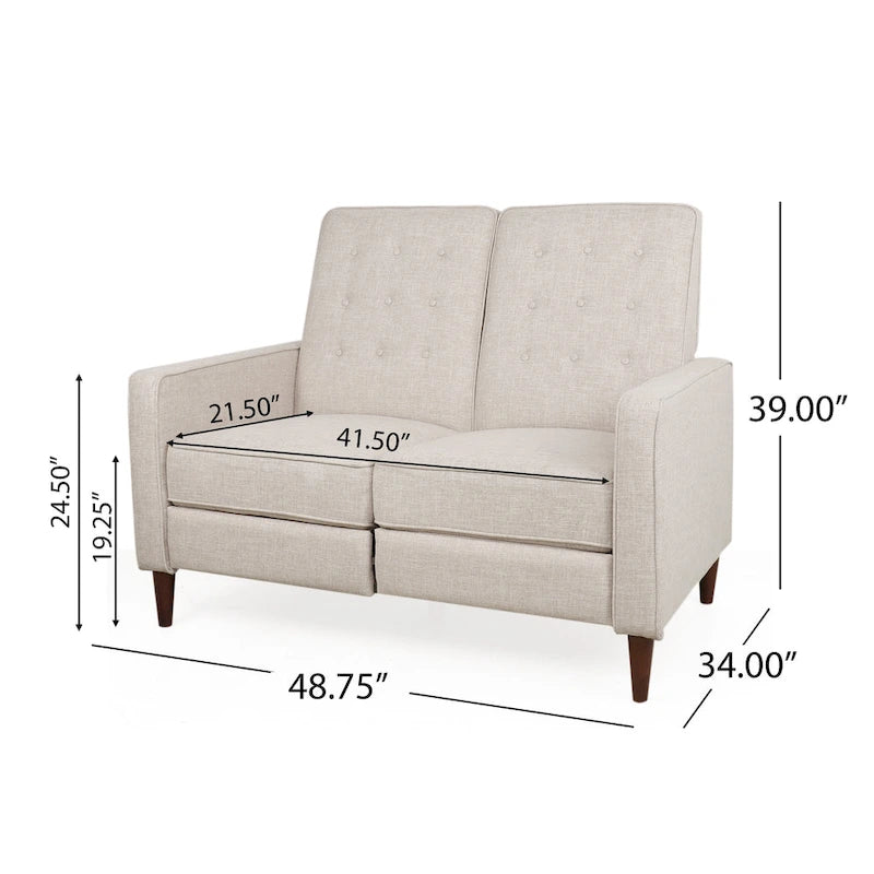 Causeuse inclinable à dossier basculant Denison de Christopher Knight Home