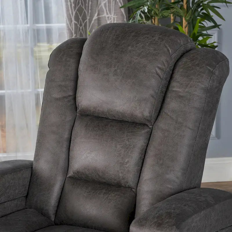 Fauteuil inclinable électrique en microfibre Emersyn de Christopher Knight Home