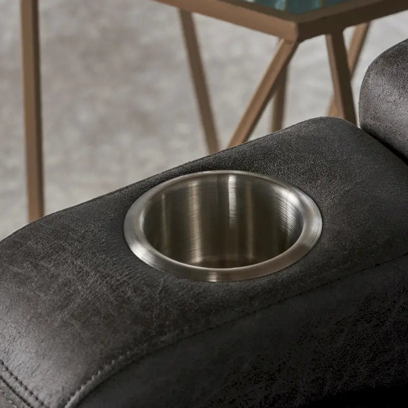 Fauteuil inclinable électrique en microfibre Emersyn de Christopher Knight Home