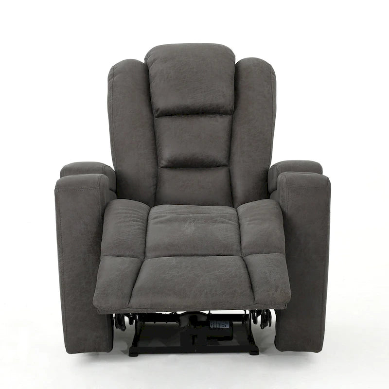 Fauteuil inclinable électrique en microfibre Emersyn de Christopher Knight Home