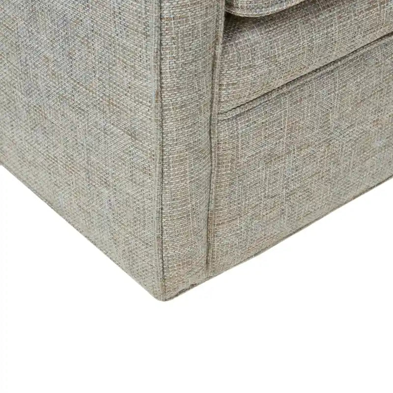 Fauteuil pivotant rembourré à accoudoirs incurvés Betty de Madison Park