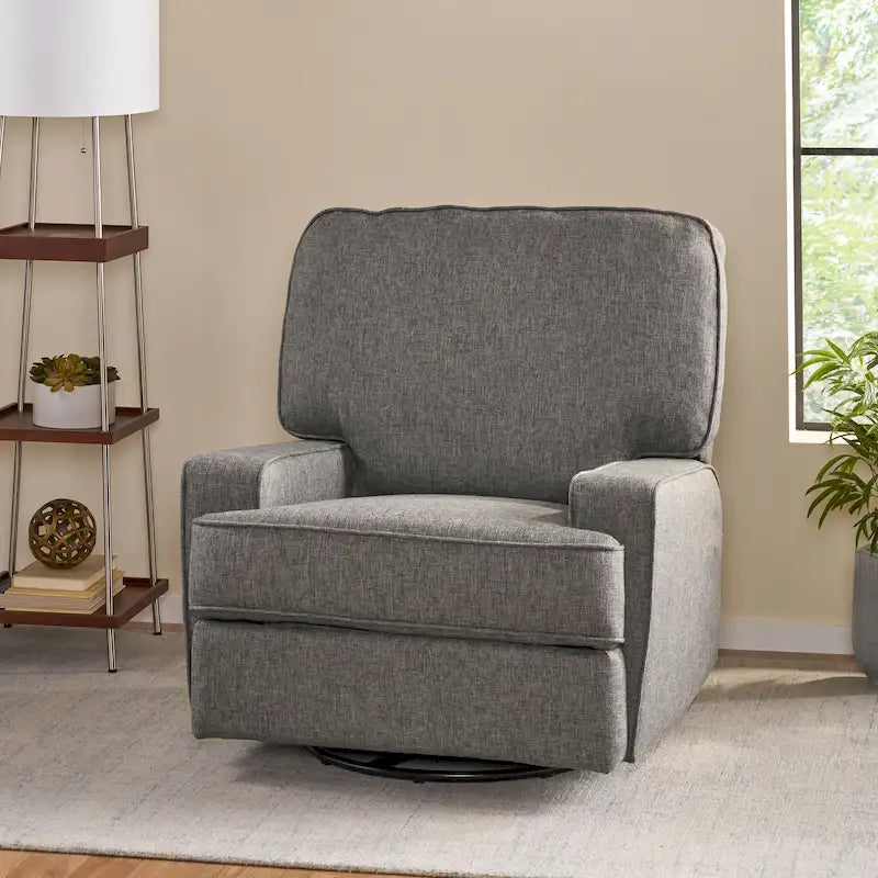 Fauteuil inclinable traditionnel pivotant Crockett par Christopher Knight Home