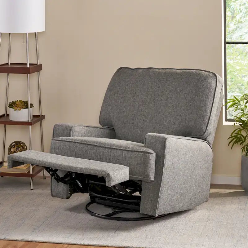 Fauteuil inclinable traditionnel pivotant Crockett par Christopher Knight Home
