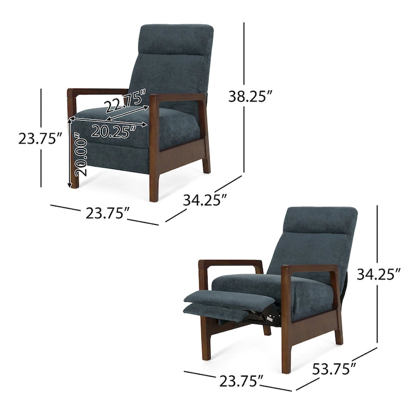 Fauteuil inclinable à dossier Neihart Waterfall de Christopher Knight Home