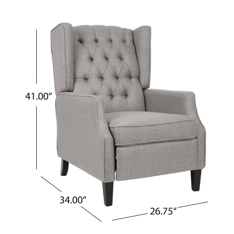 Fauteuil inclinable traditionnel à oreilles Keating de Christopher Knight Home