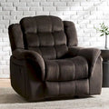 Fauteuil inclinable planeur en acier Hawthorne par Christopher Knight Home