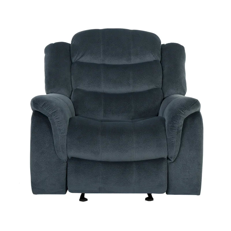 Fauteuil inclinable planeur en acier Hawthorne par Christopher Knight Home
