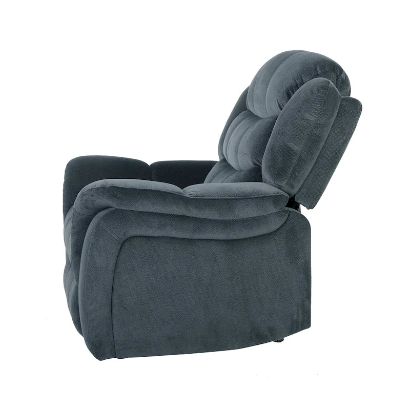 Fauteuil inclinable planeur en acier Hawthorne par Christopher Knight Home