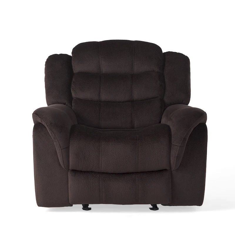 Fauteuil inclinable planeur en acier Hawthorne par Christopher Knight Home