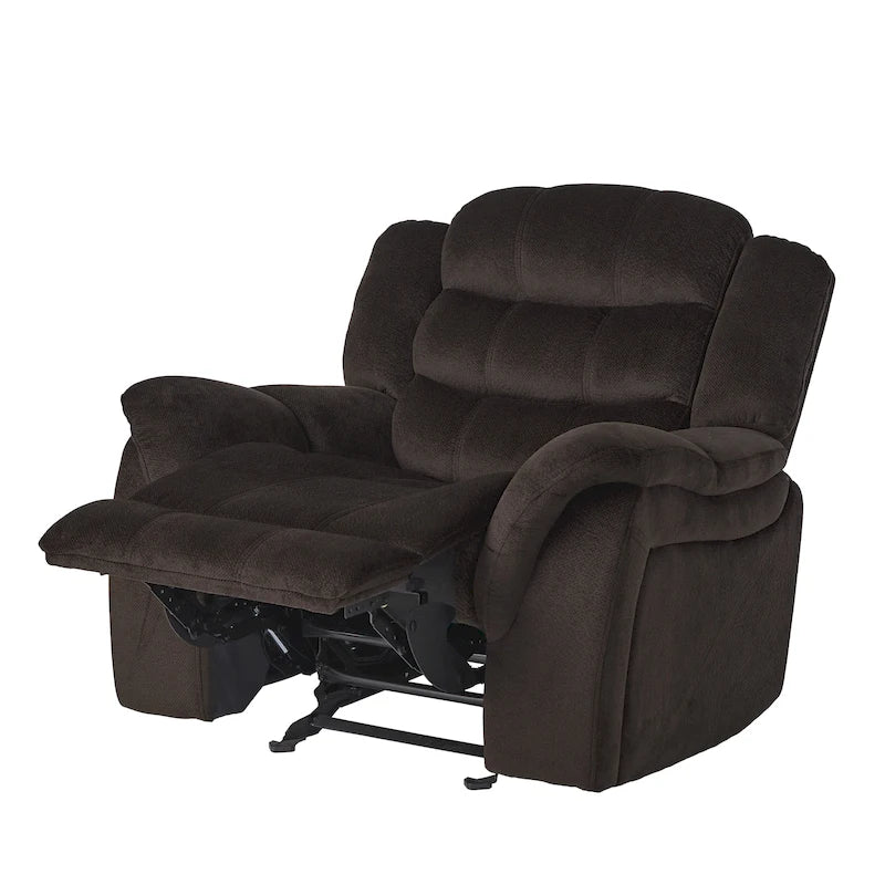 Fauteuil inclinable planeur en acier Hawthorne par Christopher Knight Home