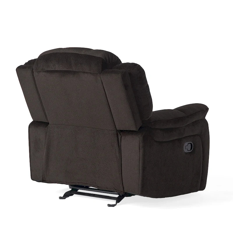 Fauteuil inclinable planeur en acier Hawthorne par Christopher Knight Home