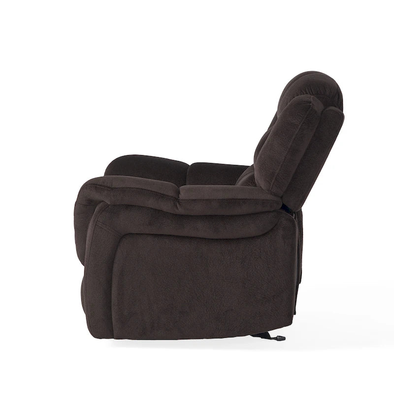 Fauteuil inclinable planeur en acier Hawthorne par Christopher Knight Home