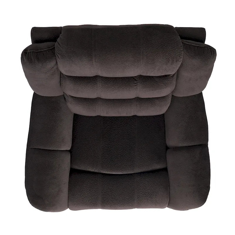 Fauteuil inclinable planeur en acier Hawthorne par Christopher Knight Home