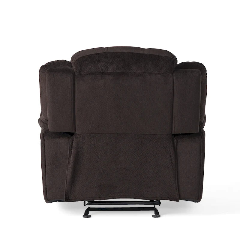Fauteuil inclinable planeur en acier Hawthorne par Christopher Knight Home