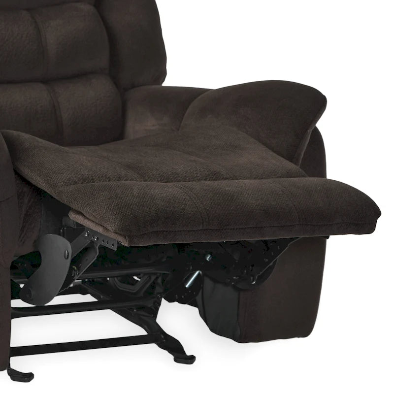 Fauteuil inclinable planeur en acier Hawthorne par Christopher Knight Home