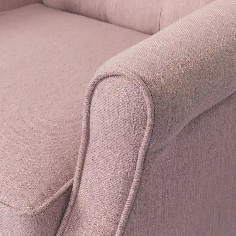 Fauteuil inclinable contemporain en tissu capitonné Wellscross par Christopher Knight Home