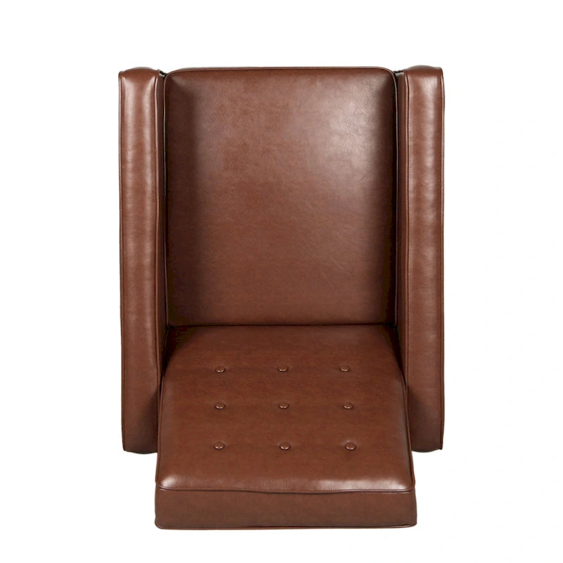 Fauteuils inclinables capitonnés Mervynn Mid-century (lot de 2) par Christopher Knight Home