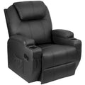 Fauteuil inclinable de massage Homall, pivotant, chauffant, en similicuir, pour salon