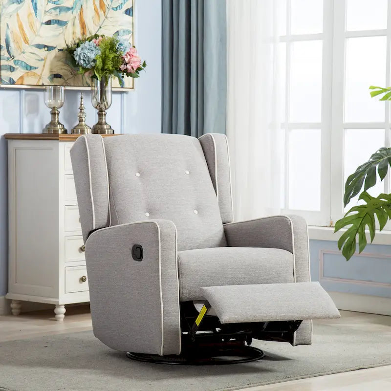 Fauteuil inclinable, pivotant et berçant Ebello Racing, une place