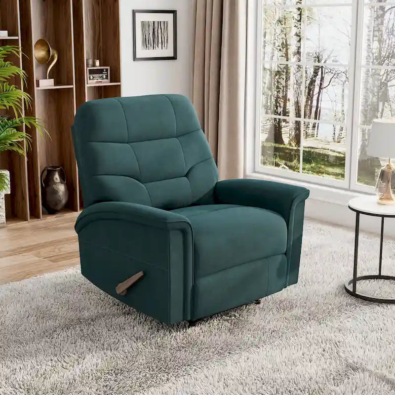 Fauteuil inclinable ProLounger Beck Wall Hugger en microfibre bleu moyen