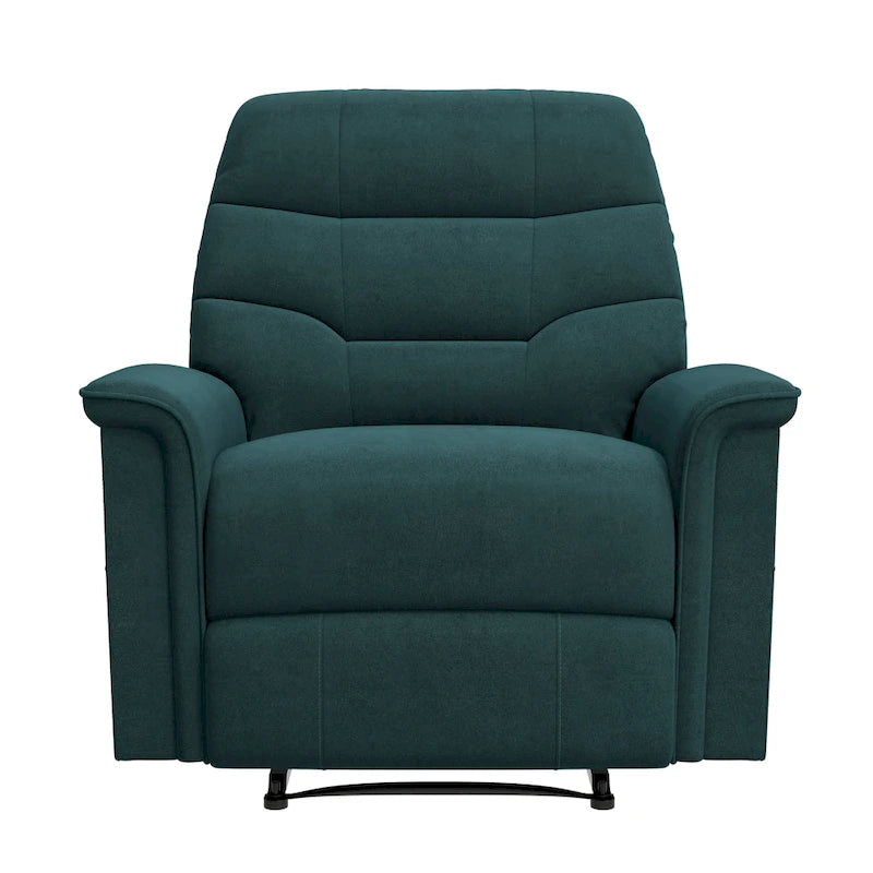 Fauteuil inclinable ProLounger Beck Wall Hugger en microfibre bleu moyen