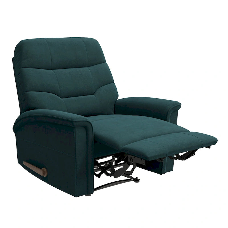 Fauteuil inclinable ProLounger Beck Wall Hugger en microfibre bleu moyen
