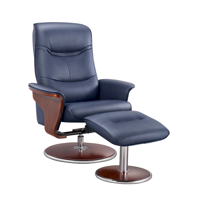 Fauteuil inclinable Milano avec pouf Artiva USA