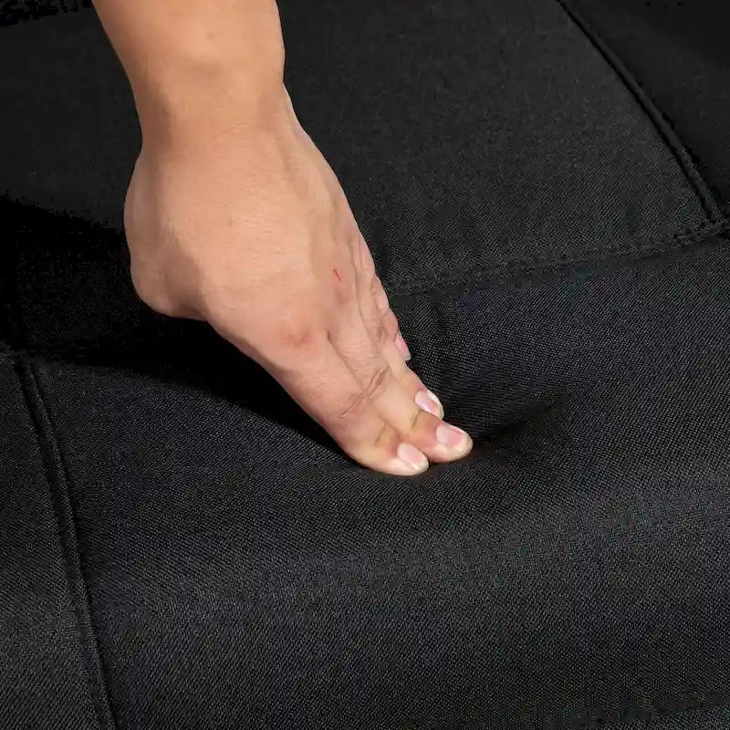 Fauteuil inclinable manuel HOMCOM pour adultes, inclinable pivotant réglable avec repose-pieds