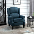 Fauteuil de massage vibrant et chauffant à oreilles HOMCOM, fauteuil inclinable de massage rembourré avec télécommande
