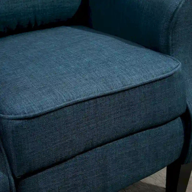 Fauteuil de massage vibrant et chauffant à oreilles HOMCOM, fauteuil inclinable de massage rembourré avec télécommande