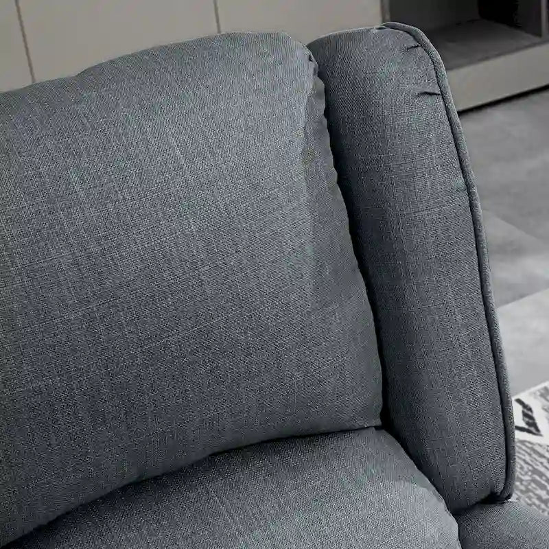 Fauteuil de massage vibrant et chauffant à oreilles HOMCOM, fauteuil inclinable de massage rembourré avec télécommande