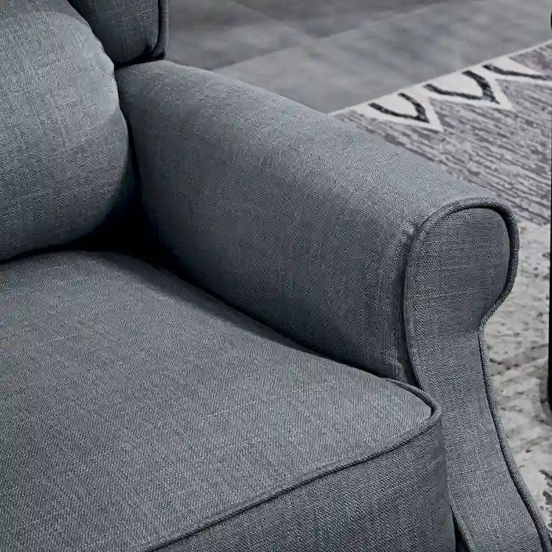 Fauteuil de massage vibrant et chauffant à oreilles HOMCOM, fauteuil inclinable de massage rembourré avec télécommande