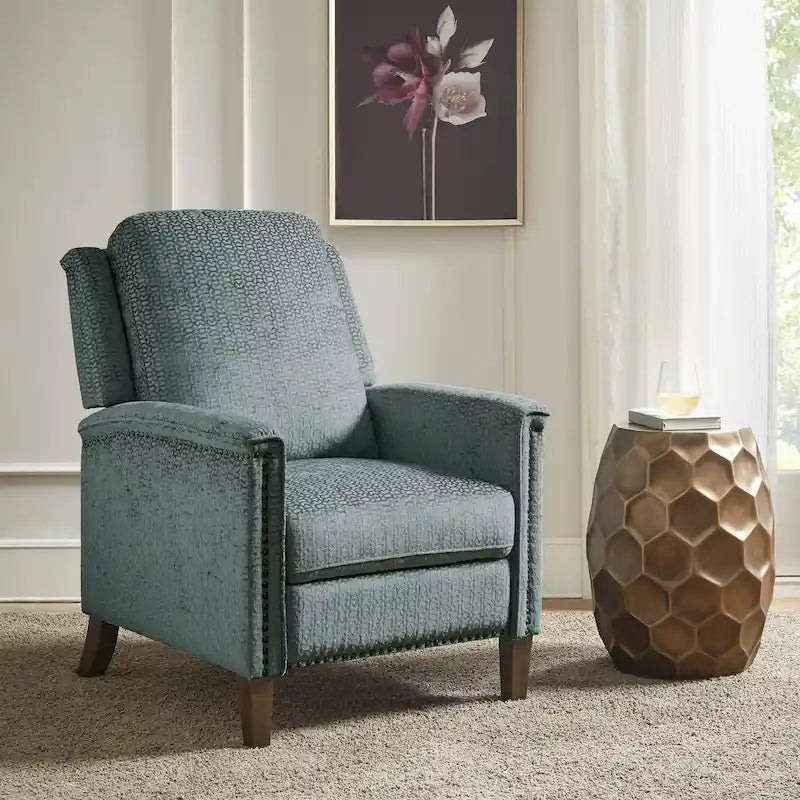 Fauteuil inclinable Madison Park Cecile bleu à pousser