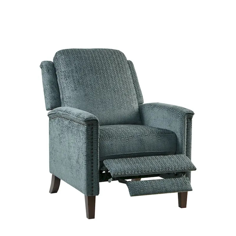 Fauteuil inclinable Madison Park Cecile bleu à pousser