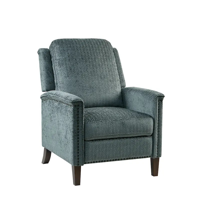 Fauteuil inclinable Madison Park Cecile bleu à pousser