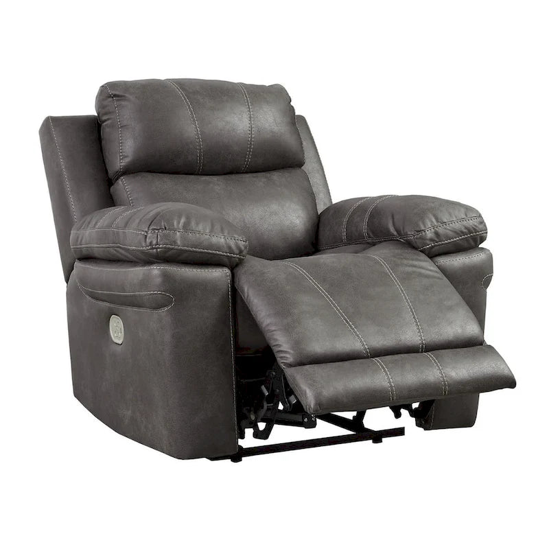 Erlangen Fauteuil inclinable motorisé contemporain avec appuie-tête réglable Midnight