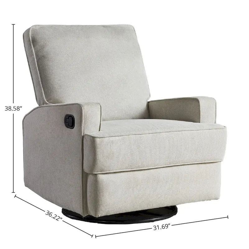 Fauteuil pivotant/à bascule manuel Bailey 32, Dove