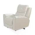 Fauteuil inclinable électrique en cuir pleine fleur Fyti Copper Grove