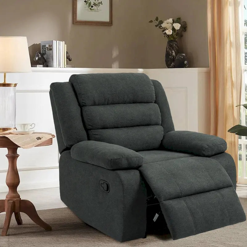 Fauteuil inclinable manuel classique et traditionnel canapé simple