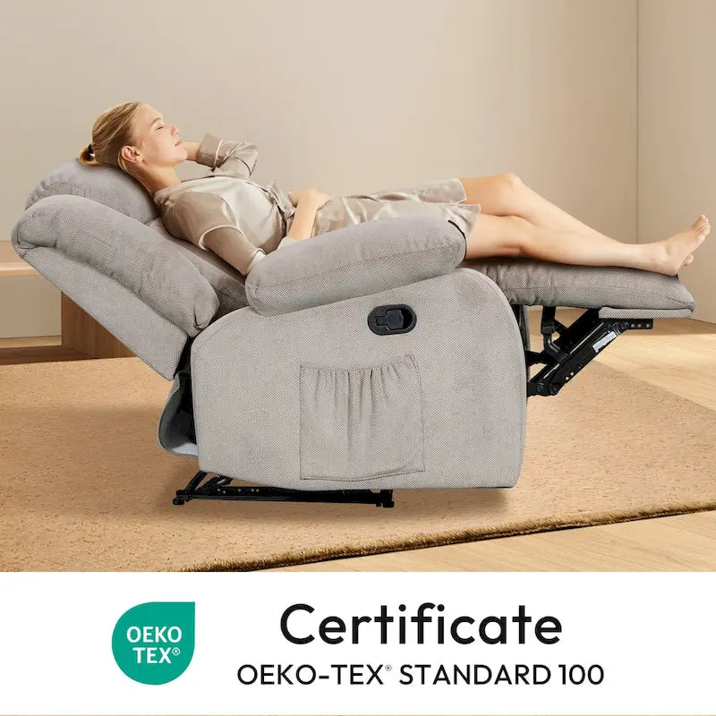 Fauteuil inclinable chauffant et massant de taille standard super confortable