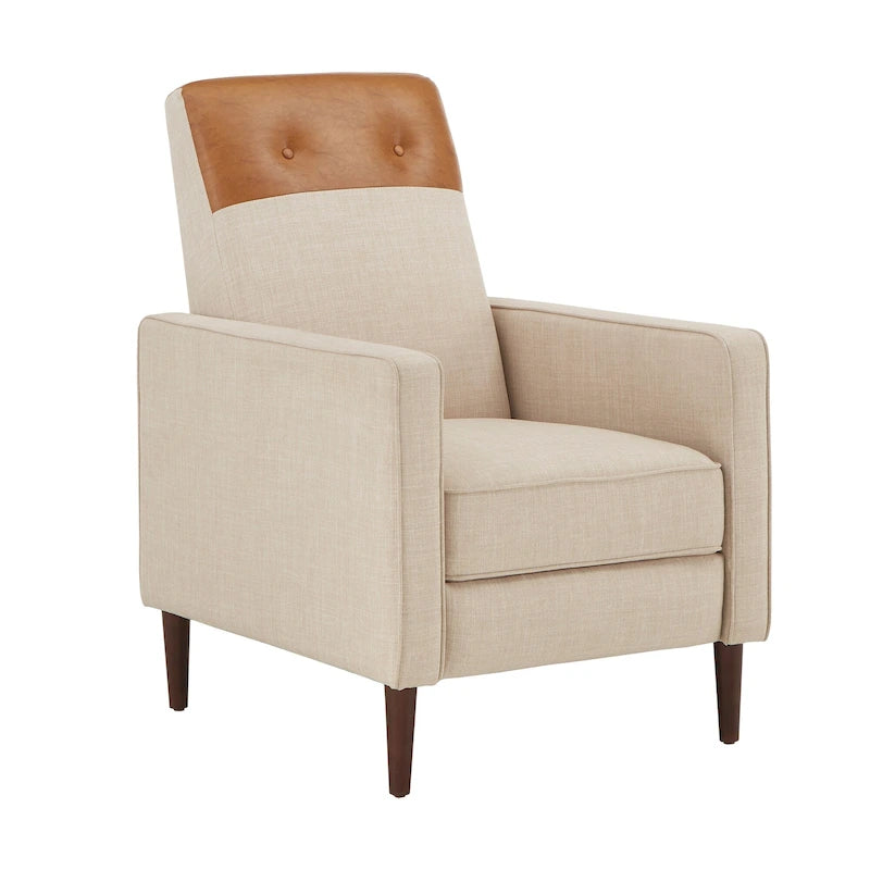 Fauteuil inclinable deux tons à dossier basculant Leo par iNSPIRE Q Classic