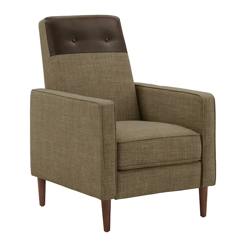 Fauteuil inclinable deux tons à dossier basculant Leo par iNSPIRE Q Classic
