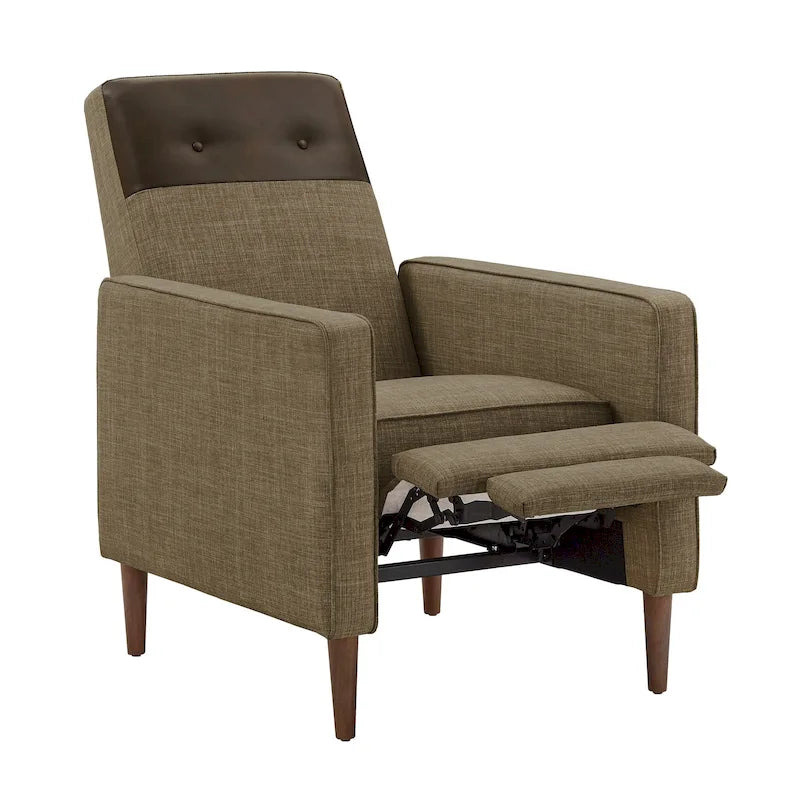 Fauteuil inclinable deux tons à dossier basculant Leo par iNSPIRE Q Classic