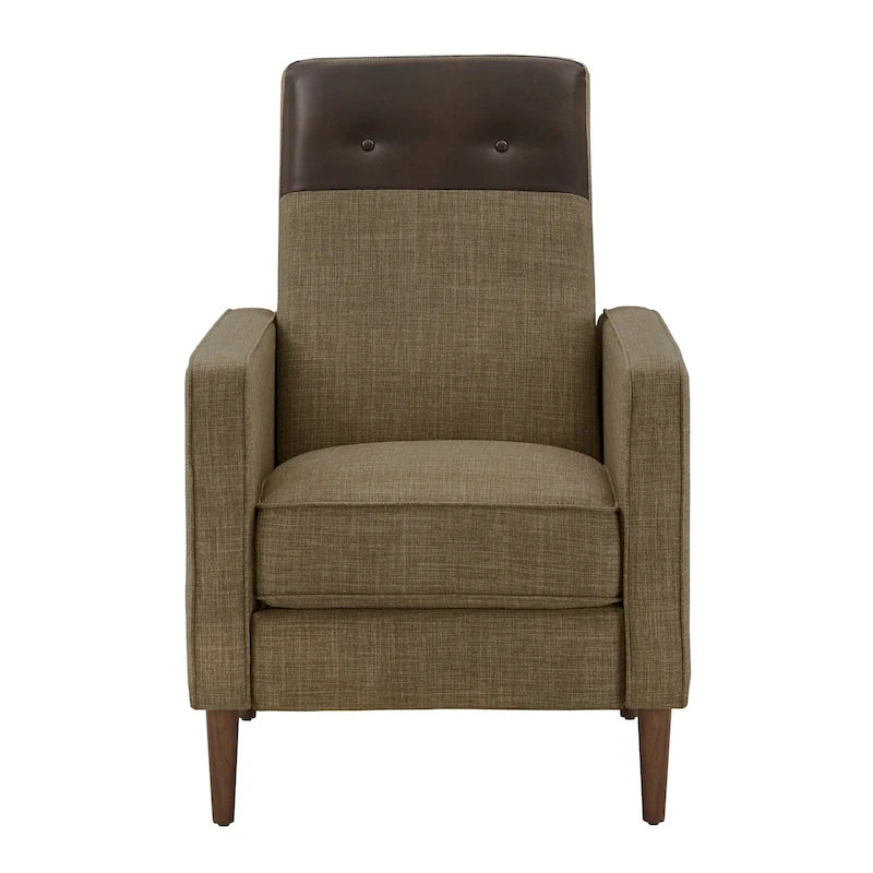 Fauteuil inclinable deux tons à dossier basculant Leo par iNSPIRE Q Classic