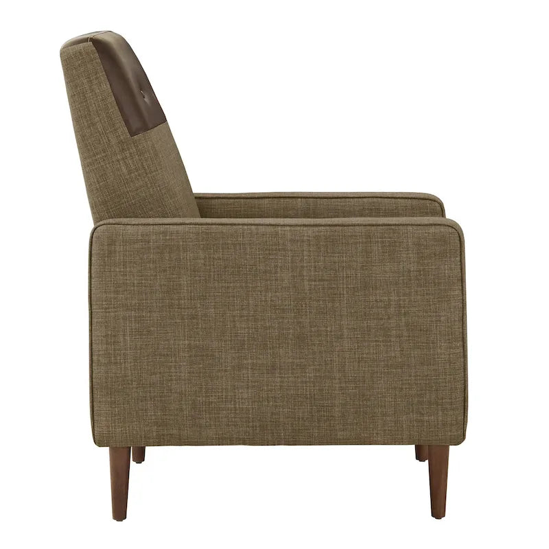 Fauteuil inclinable deux tons à dossier basculant Leo par iNSPIRE Q Classic